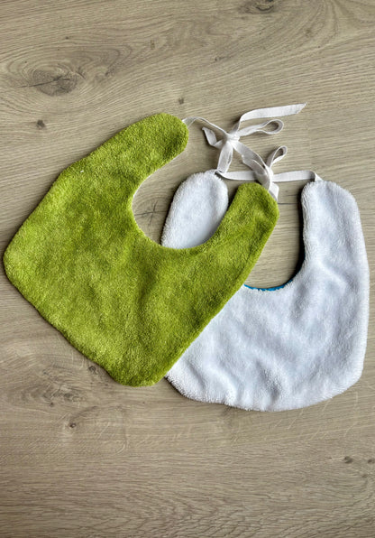 Lot - 3 bavoirs nouveau-nés