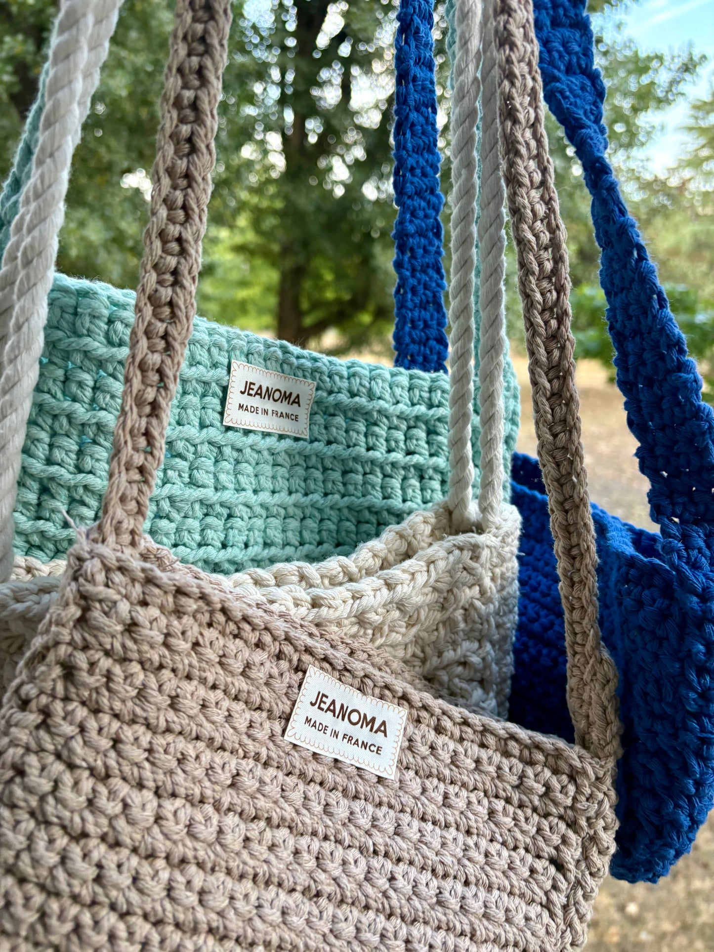 Les sacs à main en crochet de Jeanoma